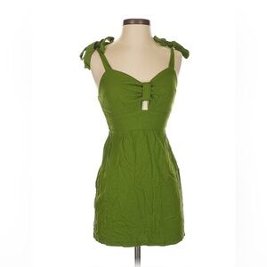 Monteau Elegant Green Sleeveless mini Dress size S